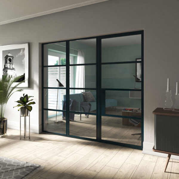 Aluminium Internal Doors  - 3 Bar - Hinged – 1800 – 2200 Height